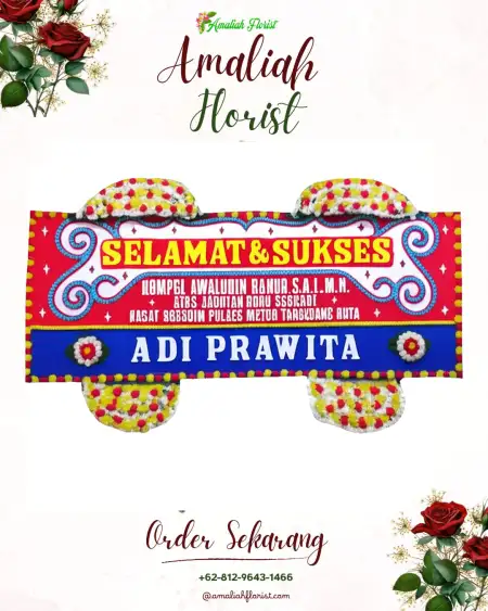 Papan Bunga Ucapan Selamat Sumberporong
